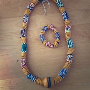 African Necklace and Bracelet